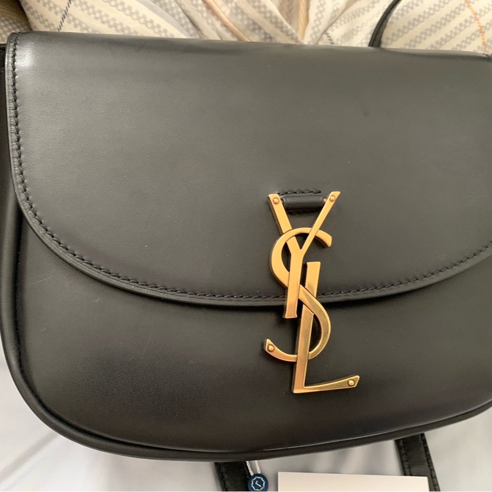 YSL Kaia Monogram Leather Crossbody Bag - Medium - Picture 14 of 16